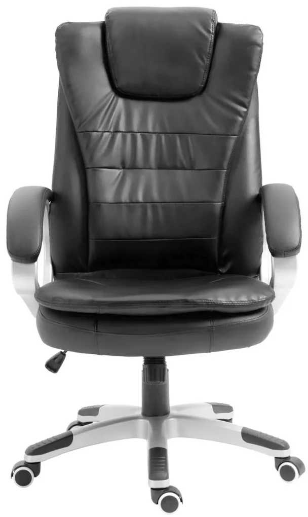 Scaun Directorial cu Masaj, Telecomanda, Piele Ecologica, SIB 7304M, Negru