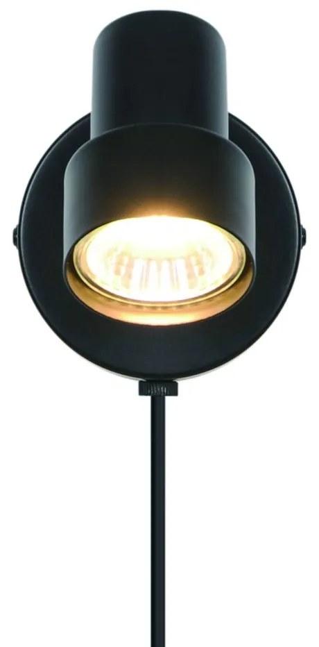 Aplica cu Spot Directionabil, 1xGU10, Boston negru
