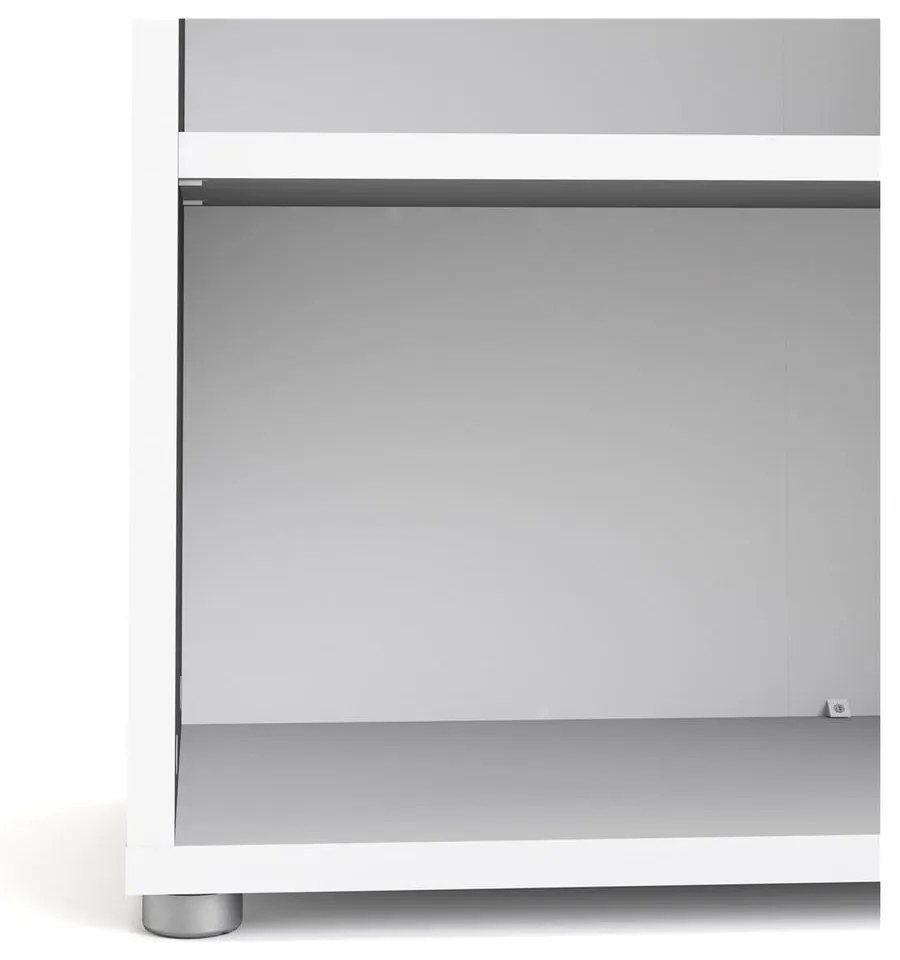 Bibliotecă modulară albă 89x113 cm Prima – Tvilum