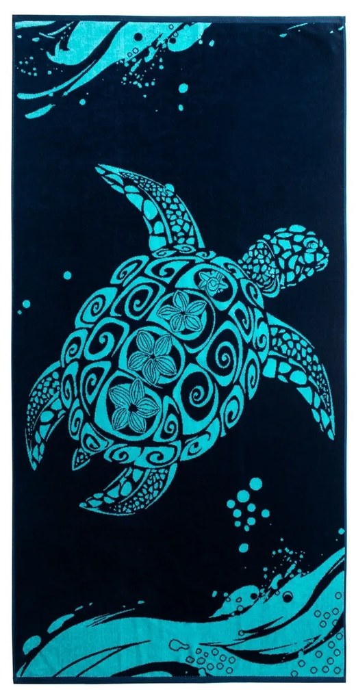 Prosop de plajă DecoKing Turtle , 90 x 180 cm