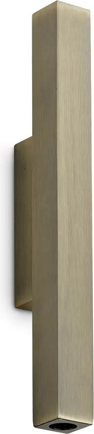 Aplica de perete LOOK LED AP2 SQUARE D30 H300 ON-OFF OTTONE 3000K