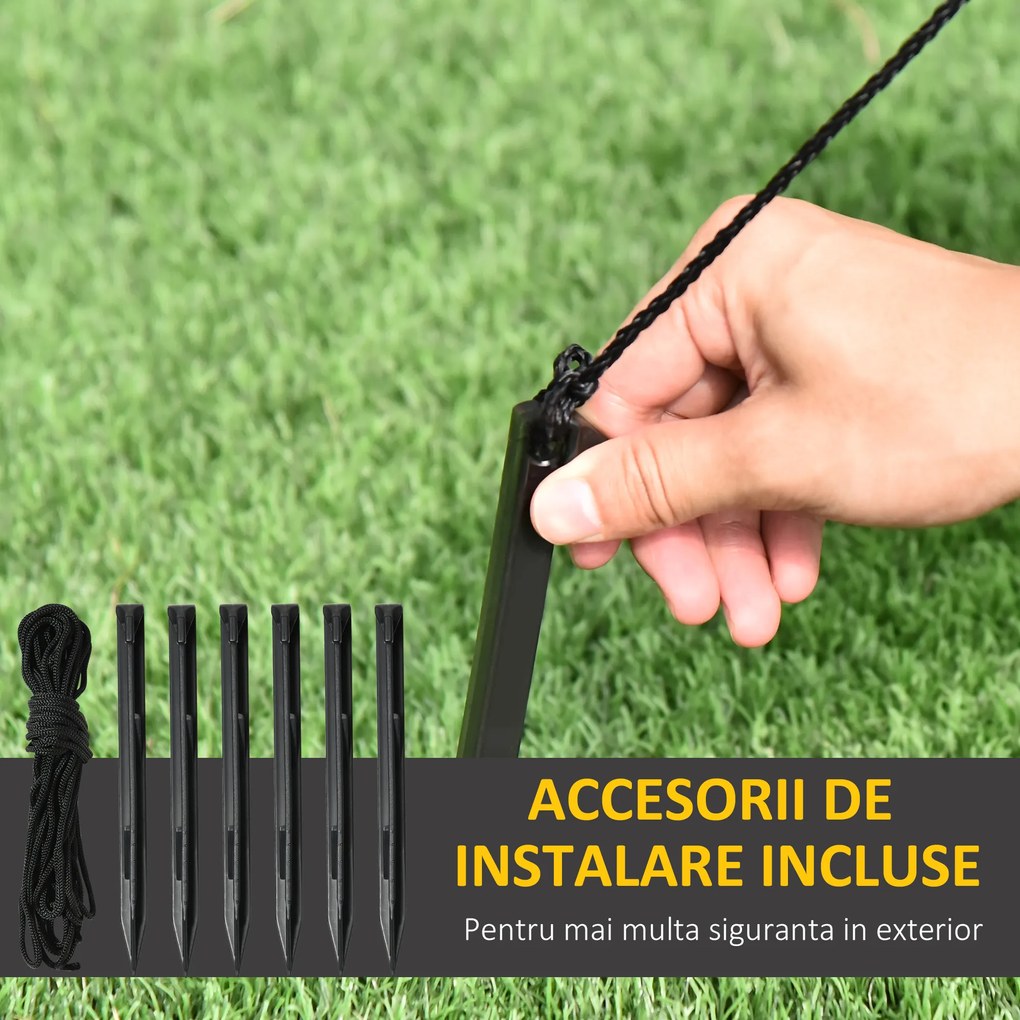 Om de zapada gonflabil cu lumini LED, decoratiuni de Craciun pentru interior si exterior 159x95x243cm Outsunny | Aosom RO
