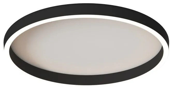 Plafoniera LED CCT, diametru 59cm, SANDY BLACK ZB-25167