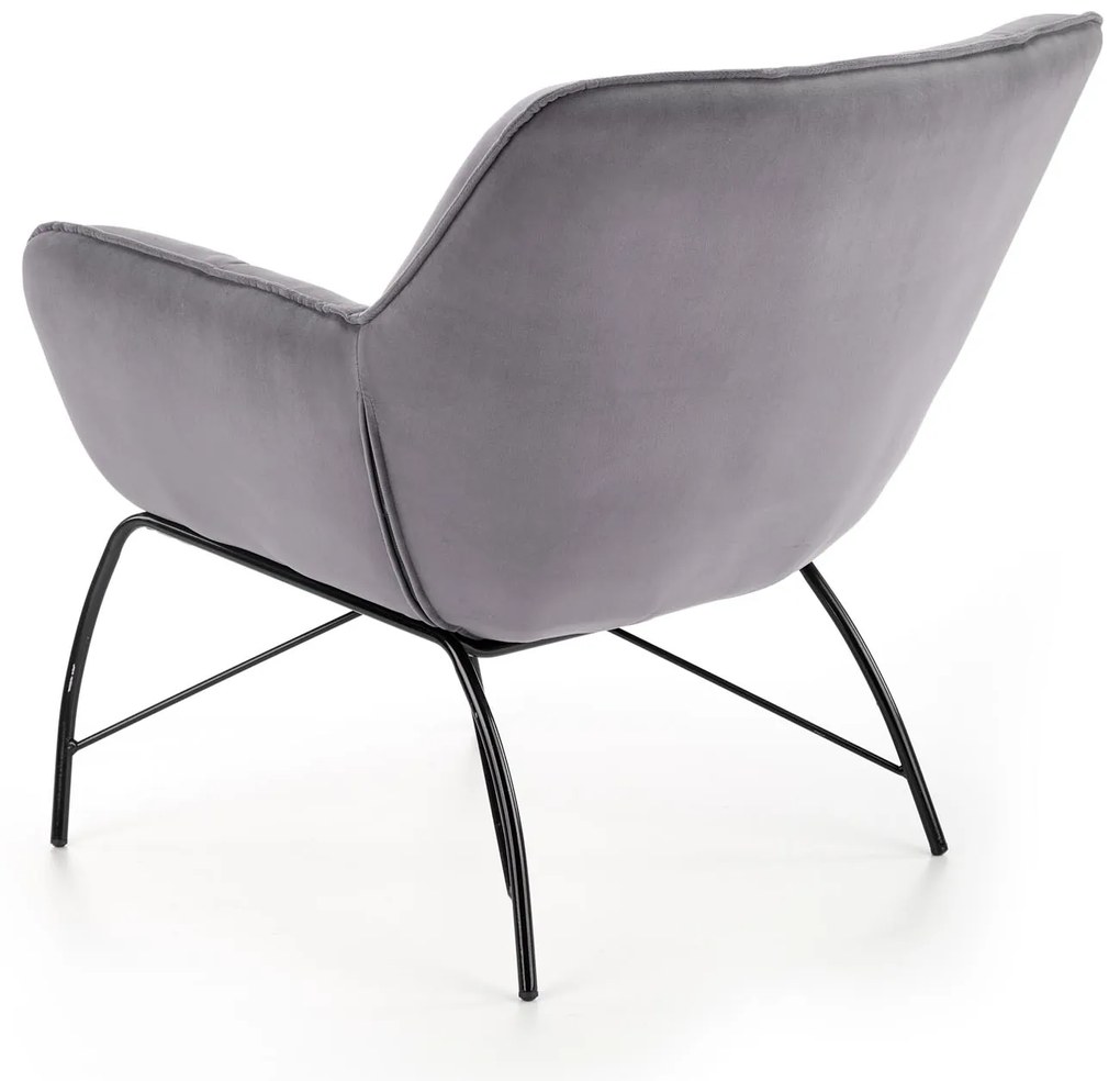 Fotoliu Betali (gri + negru). 1028142