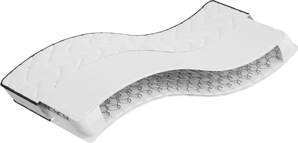 vidaXL Saltea cu arcuri bonnell, fermitate medie, 70x200 cm