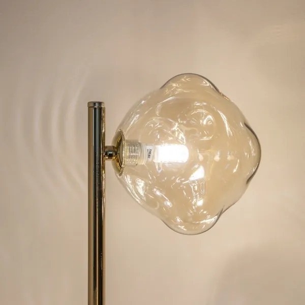 BRILAGI - Lampadar VULCANO 3xG9/8W/230V auriu/bej fumuriu