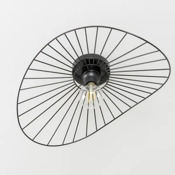 Brilagi - Lustră LED aplicată CERIA WIRE, 1xE27/40W/230V, 40x56 cm, neagră