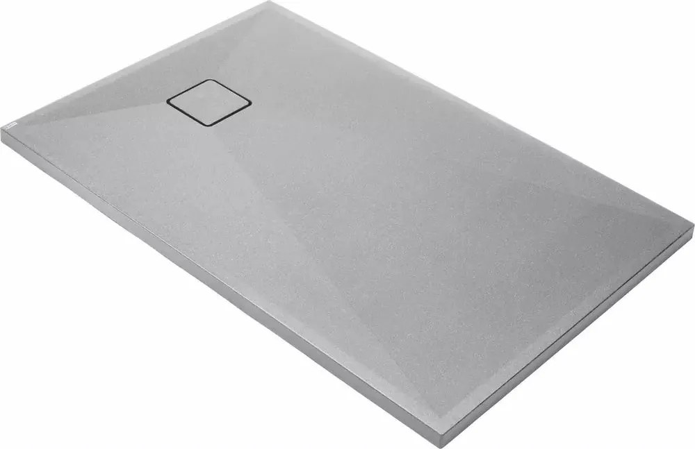 Cadita de dus Deante Correo gri metalic 80x140 cm