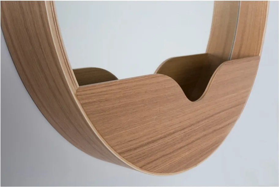 Oglindă cu spațiu depozitare Zuiver Round Wall, ⌀ 40 cm