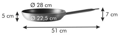 Tigaie Tescoma GrandCHEF, cu mâner lung diam. 28cm