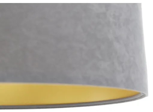 Lustră pe cablu SWING 1xE27/60W/230V gri/alb/auriu