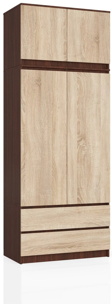 Dulap de haine Sagan (wenge + Stejar sonoma). 1069553