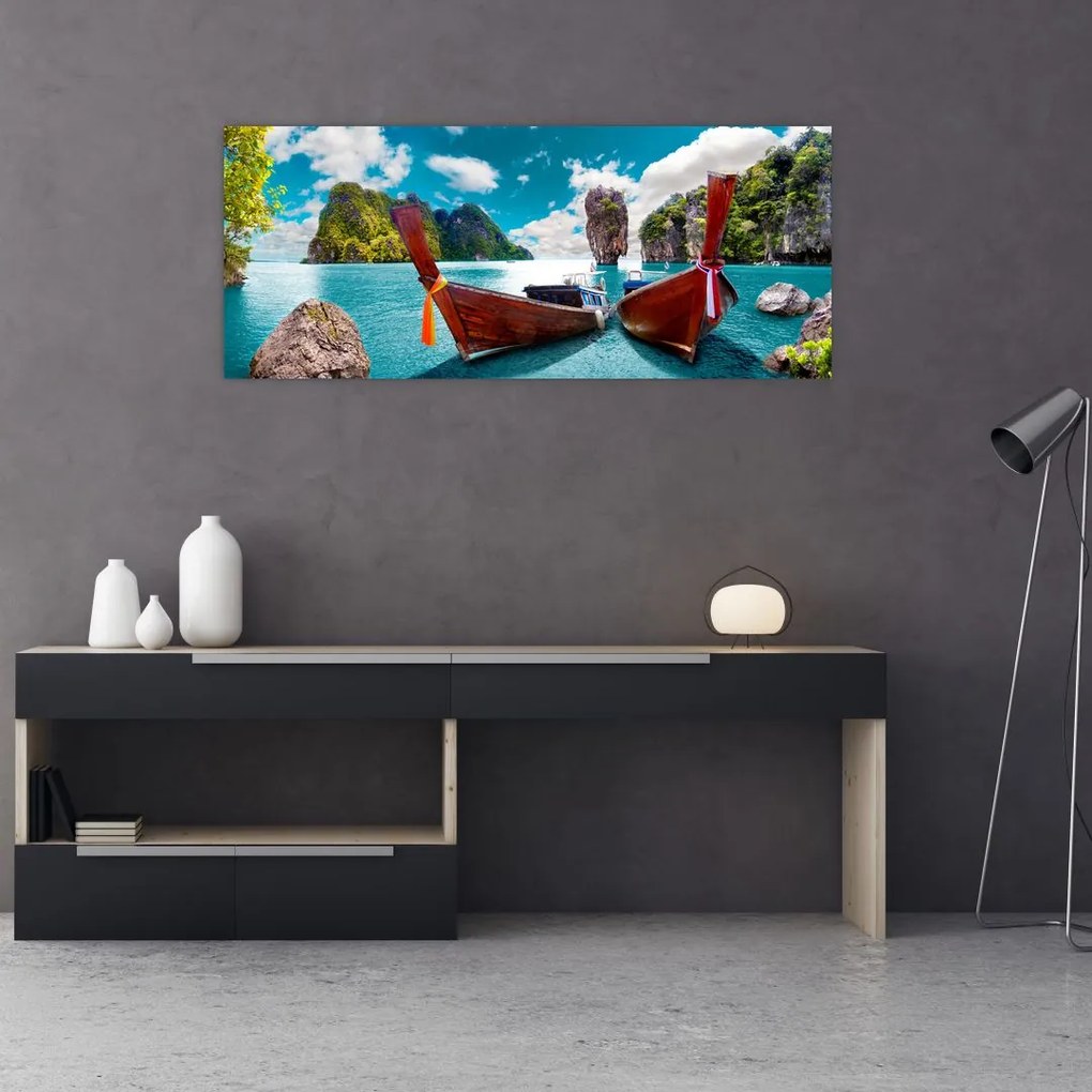 Tablou - Rai pe pământ (120x50 cm)