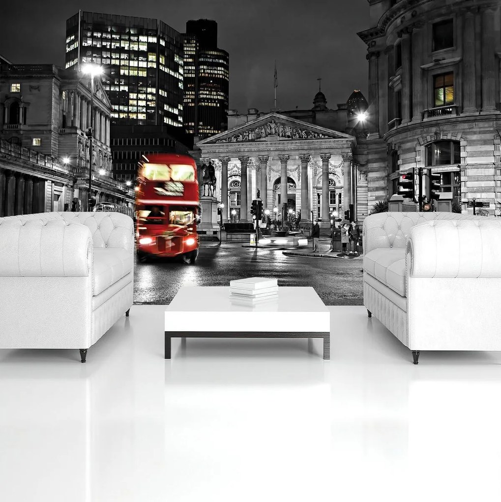 Fototapet - Londra și Red Double Decker (152,5x104 cm)
