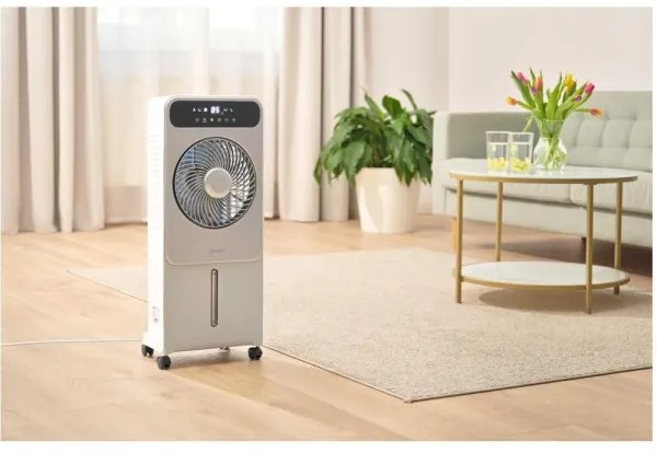 Răcitor mobil de aer Sencor 28W/230V Wi-Fi gri + telecomandă