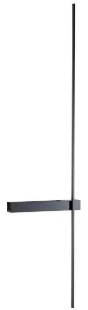 Redo 01-2480 - Aplica de perete LED TANGENT LED/14W/230V 3000K negru