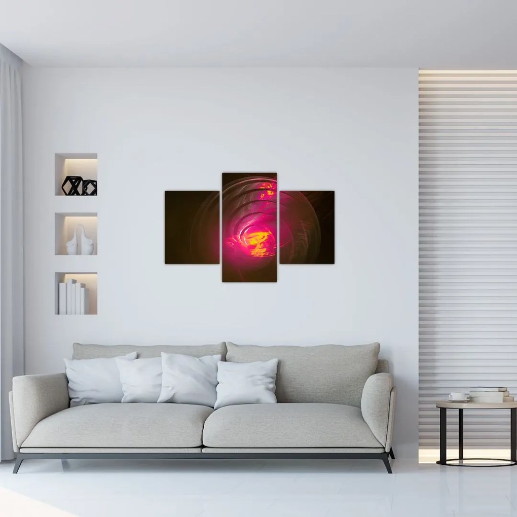 Tablou - abstacție cu spirala (90x60 cm)