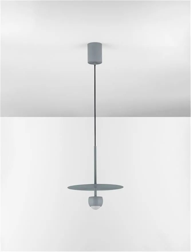 Pendul LED stil minimalist EDEM gri