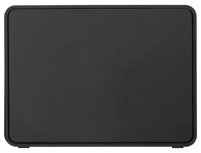 Cutie de paine Brabantia Fall Front 107852, 18 L, 46.5x25 cm, Montare lanaga perete, Fara amprenta, Inox/mat