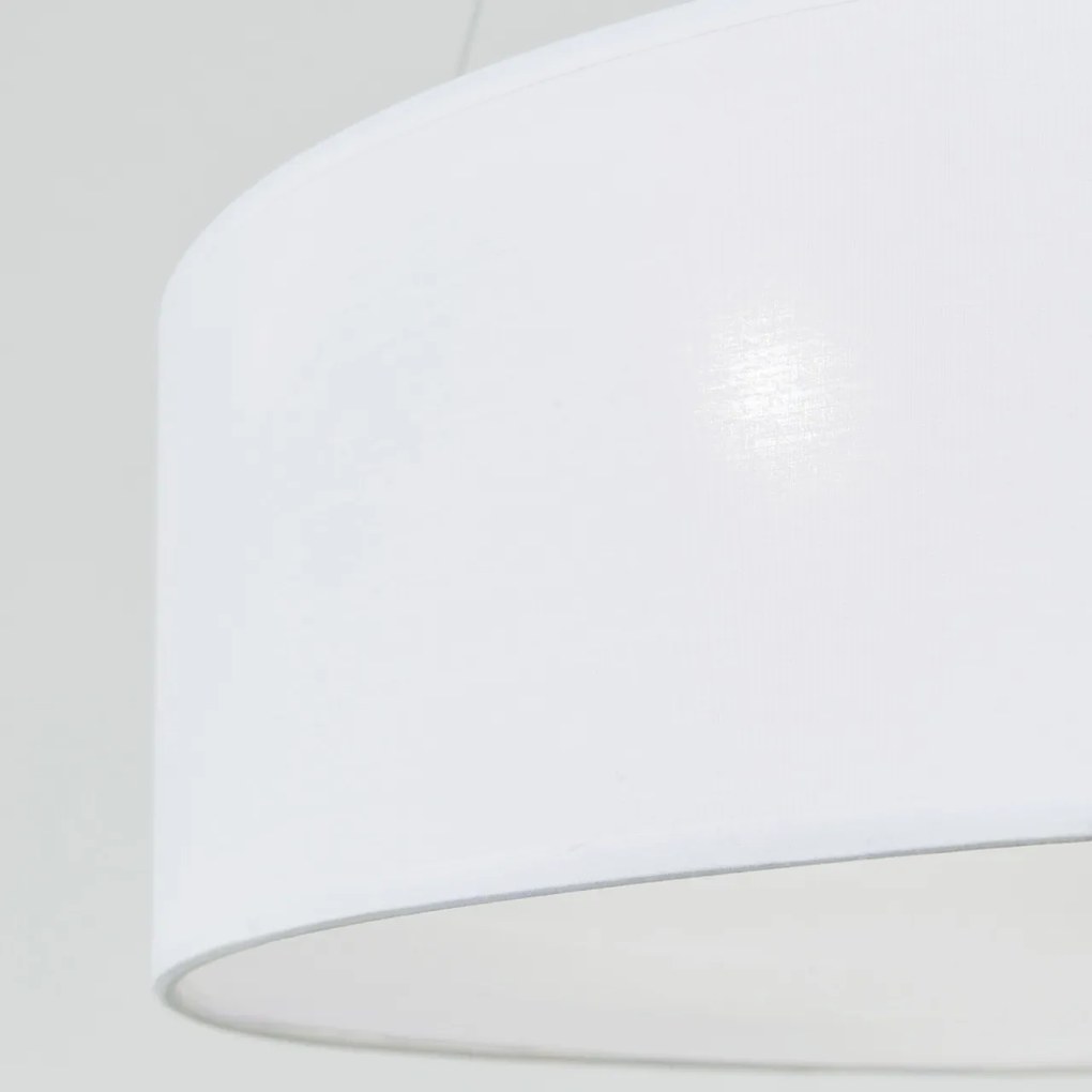 Lustra suspendata design modern Ufo 50cm alba