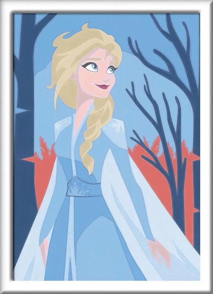 Set de pictura dupa cifre Disney Frozen II Elsa 13/18 cm