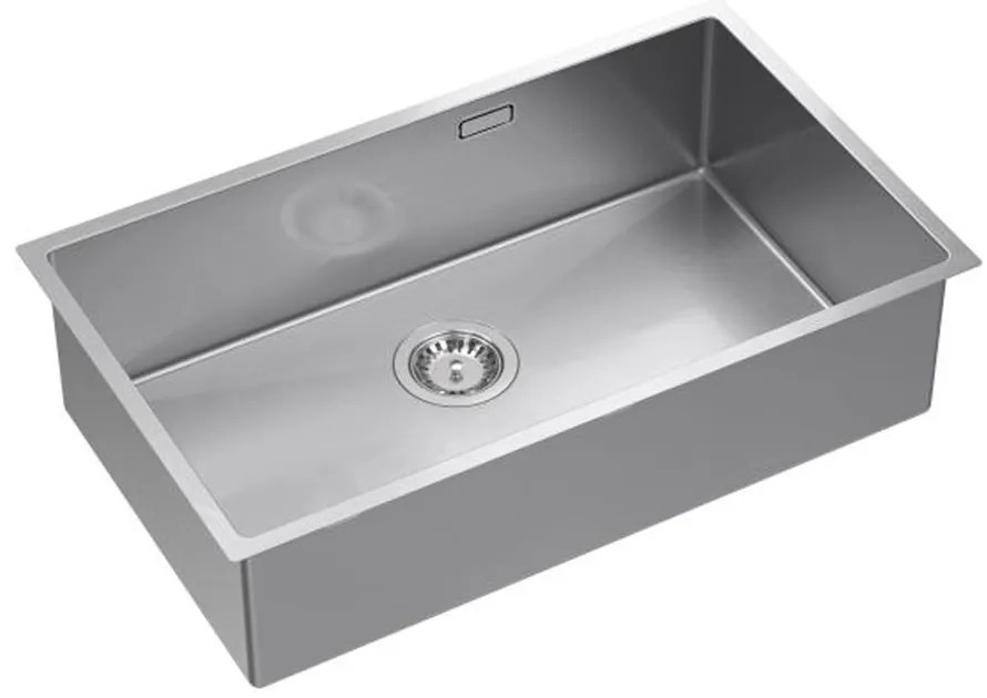 Chiuveta inox sub blat Quadron Unique Anthony 80 finisaj inox 74x44 cm