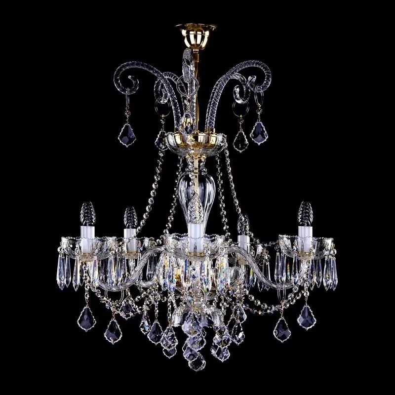 Candelabru 5 brate design LUX Cristal Bohemia Exclusive MIRELA V.