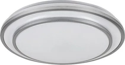 Plafoniera LED cu telecomanda Lupita argintiu, alb