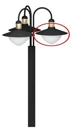 Abajur de rezervă din sticlă Eglo SIRMIONE d. 19 cm