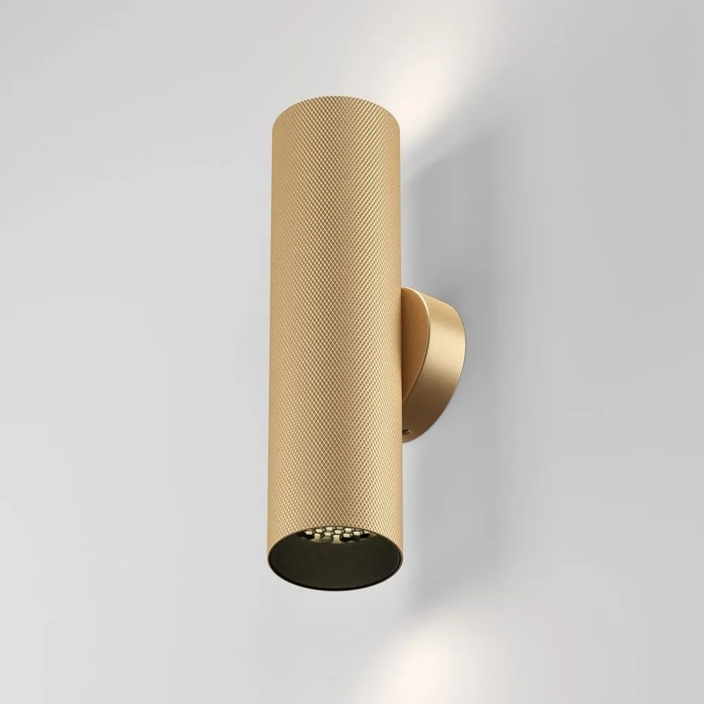 Aplica de perete design tehnic Artisan auriu mat