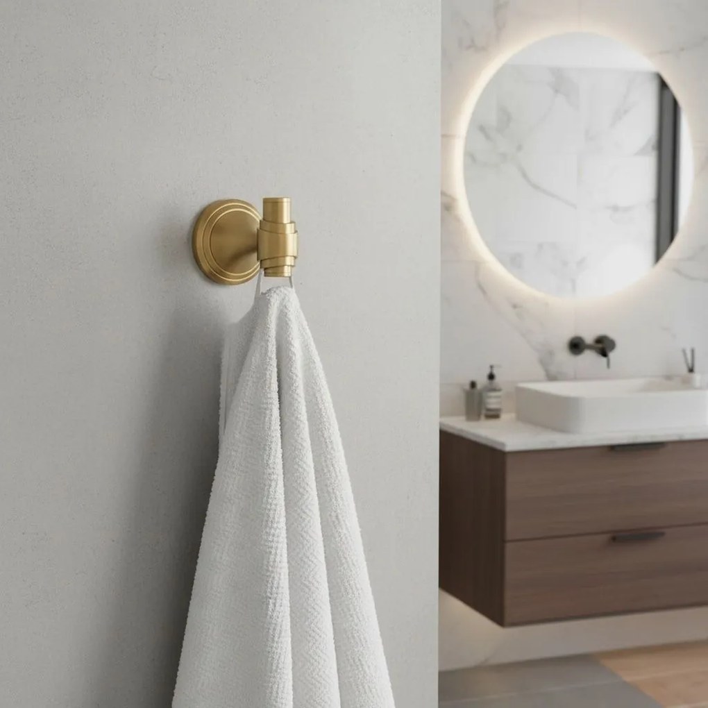 Cuier baie 16101 Aristo Brushed Gold