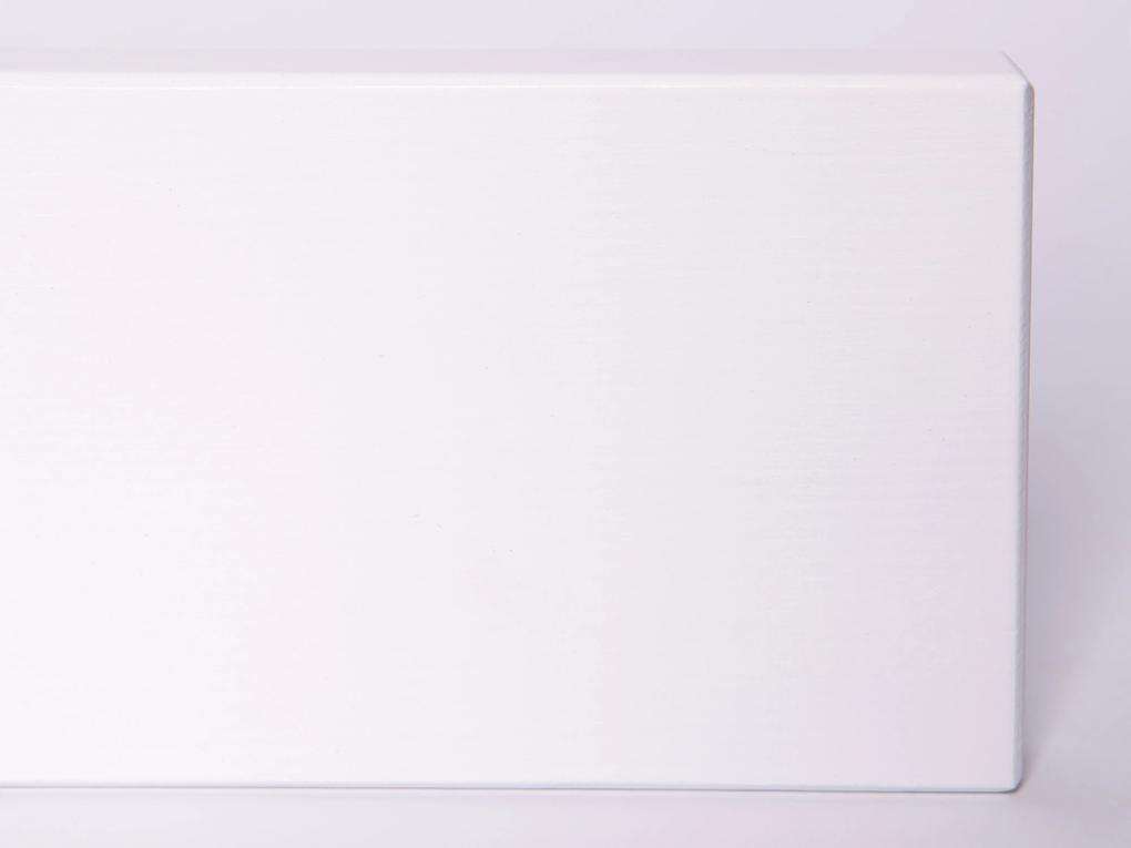 Zondo Pat pentru copii 80 x 180 cm BLAIR (cu somieră și sp. depozitare) (Alb). 1013189