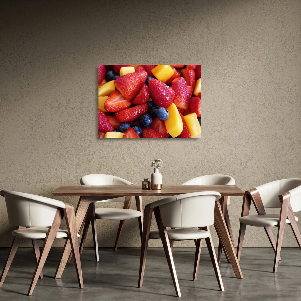 Tablou pe sticlă cu fructe (70x50 cm)