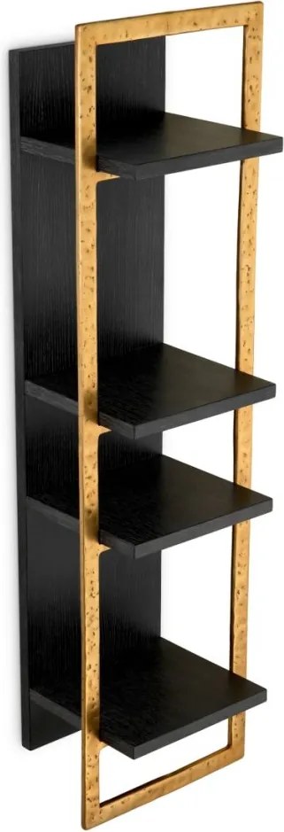 Raft de perete LUX Belcanto gri/ alama periata