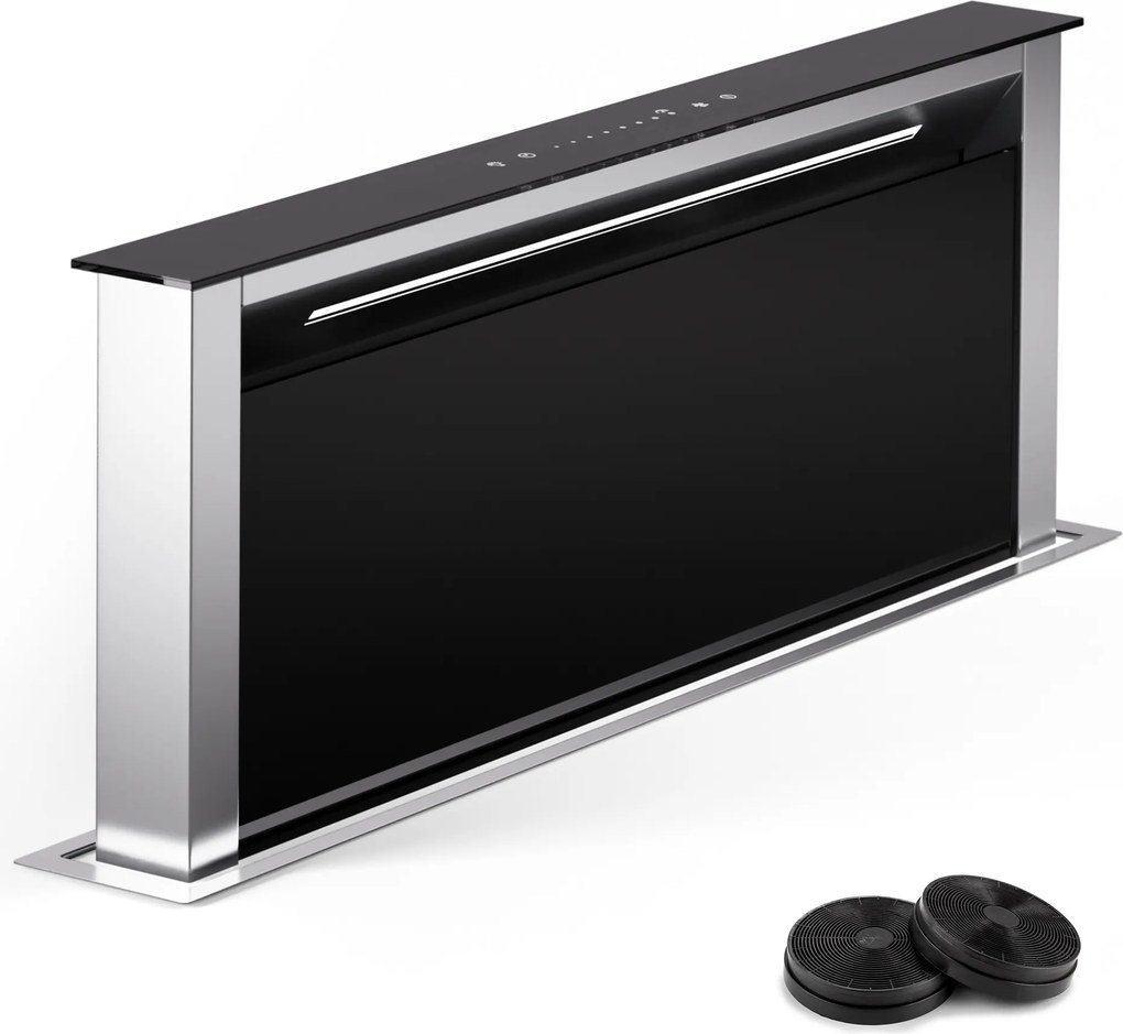 Klarstein Royal Flush Eco 75, hota, 75 cm, 714 m³/h, EEK A++, inclusiv filtre cu carbon activat
