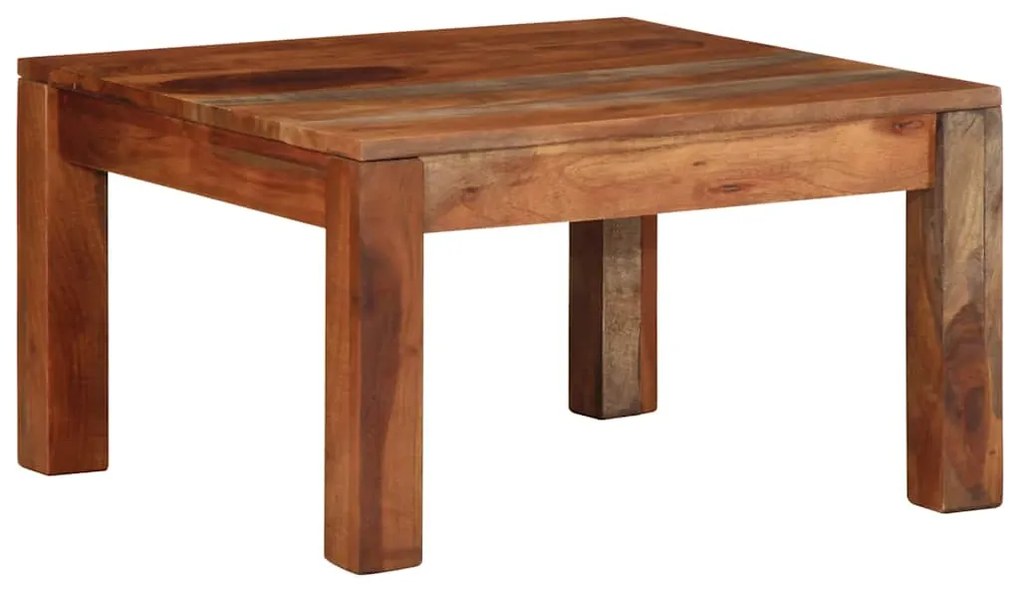 vidaXL Masuta de cafea 60x60x35 cm din lemn masiv de salcam