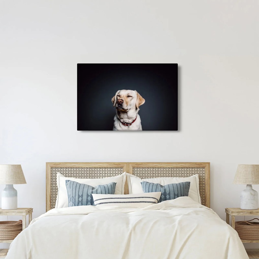 Tablou cu labrador (90x60 cm)
