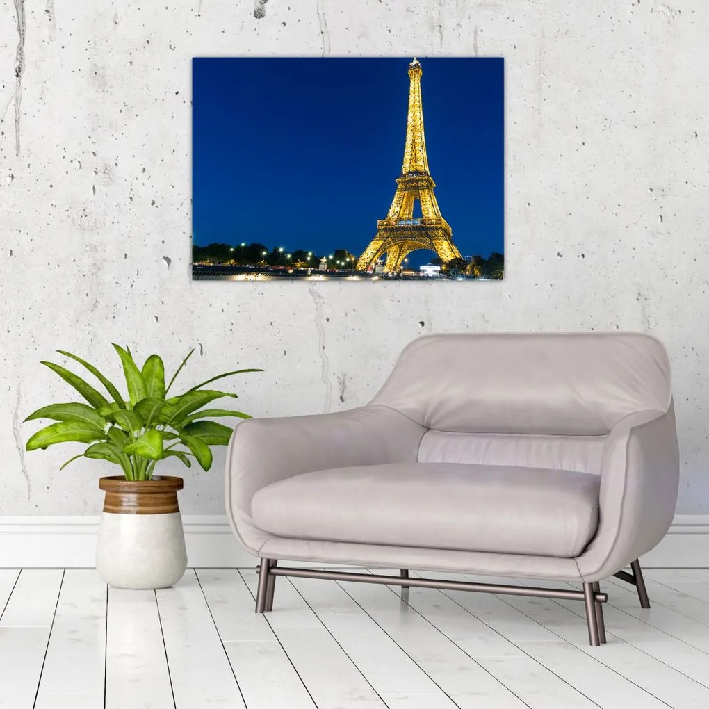 Tablou cu turnul Eiffel (70x50 cm), în 40 de alte dimensiuni noi