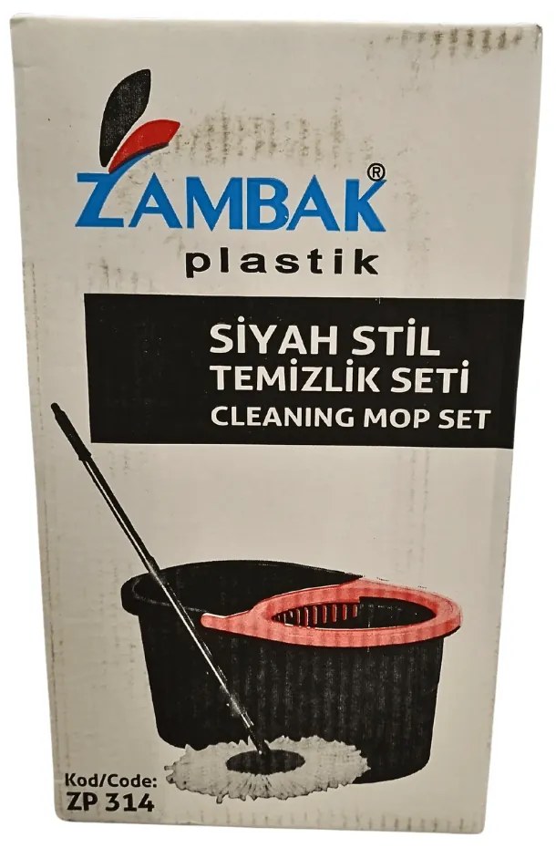 Set Mop Rotativ cu Galeata Zambak  Curatenie Rapida si Eficienta