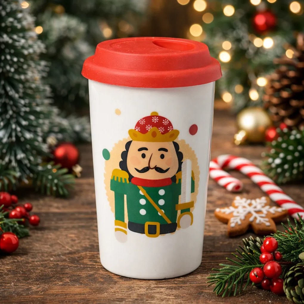 Cană din ceramică Spărgătorul de nuci, 400 ml