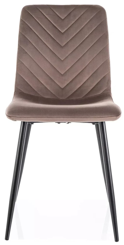 Scaun de masă DAREN VELVET cappuccino