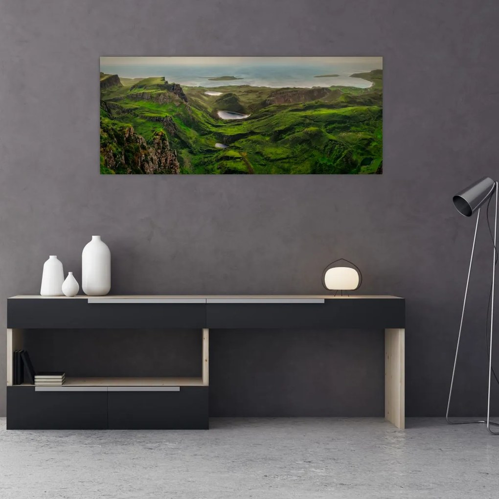 Tablou - Quiraing, Scoția (120x50 cm)