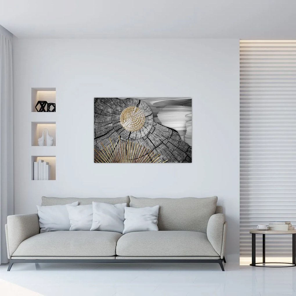 Tablou - Trunchiul copacului colaj (90x60 cm)