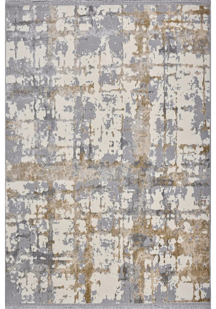 Covor de hol, Notta 1100, 120x200 cm, 60% polipropilena/40% poliester, Gri / Bej / Crem