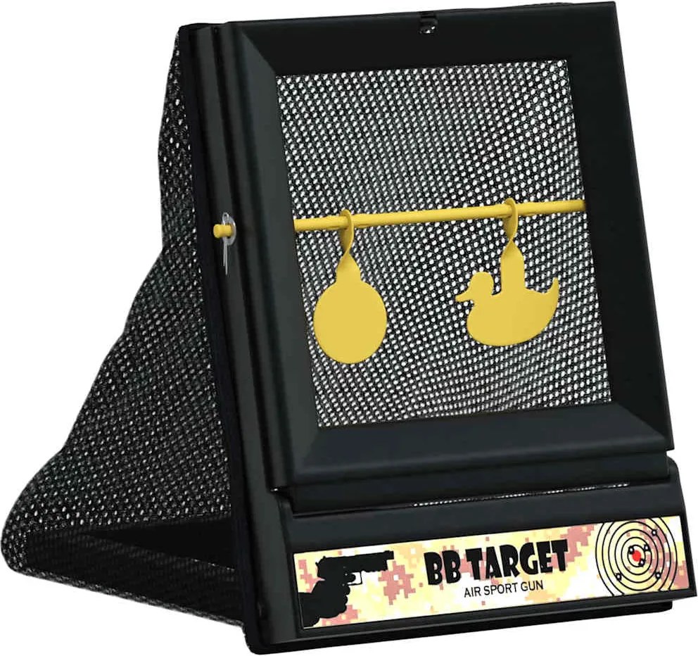 vidaXL Țintă Airsoft Negru 19 x 26 x 25 cm Plastic