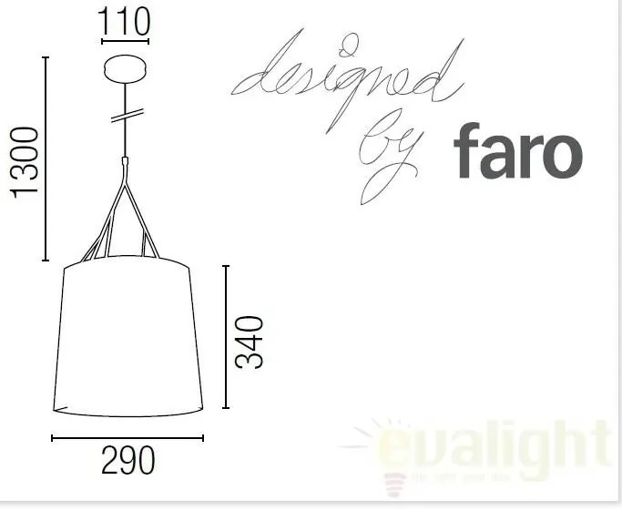 Pendul design modern diam. 29cm Tree 29864