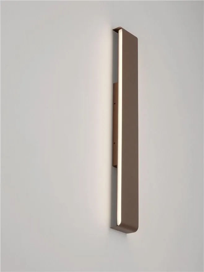 Aplica exterior corten liniara 60cm IP65 LED 2700K RANGE