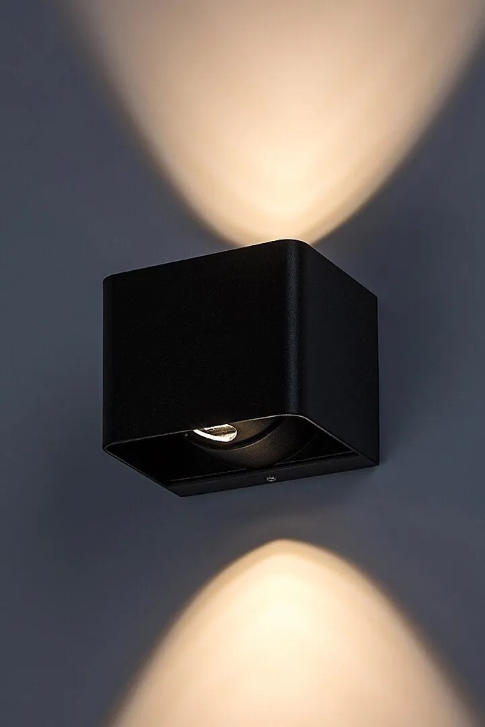 Aplica de exterior iluminat ambiental, Protectie IP54 Hallstatt antracit