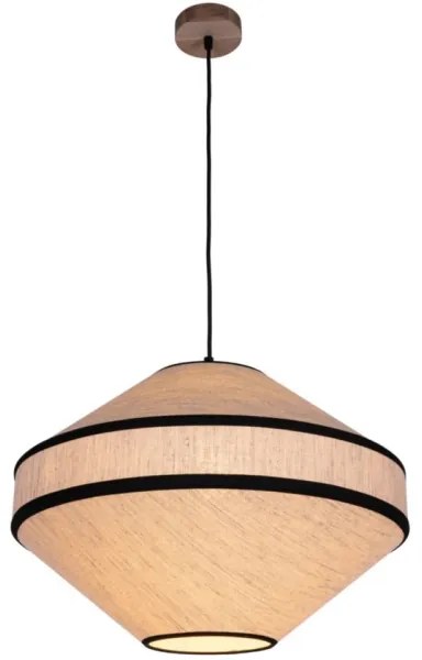 Spot-Light 16991174 - Lustră AMIGO suspendată pe cablu, 1xE27/60W/230V, stejar