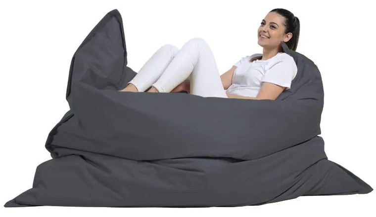 Beanbag pentru grădină gri închis Giant – Floriane Garden